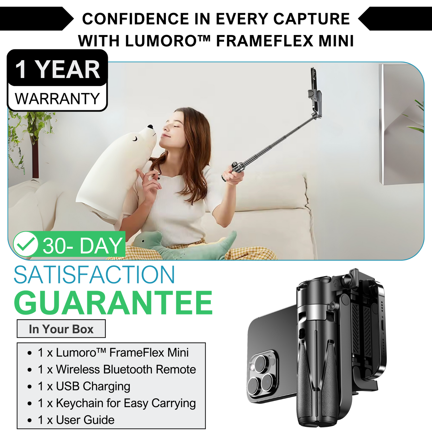 Lumoro™ FrameFlex Mini - For All Smartphones