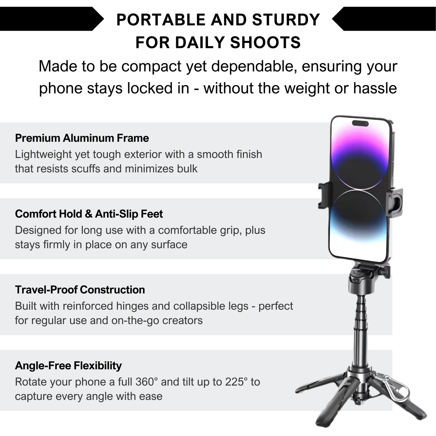 Lumoro™ FrameFlex Mini - For All Smartphones