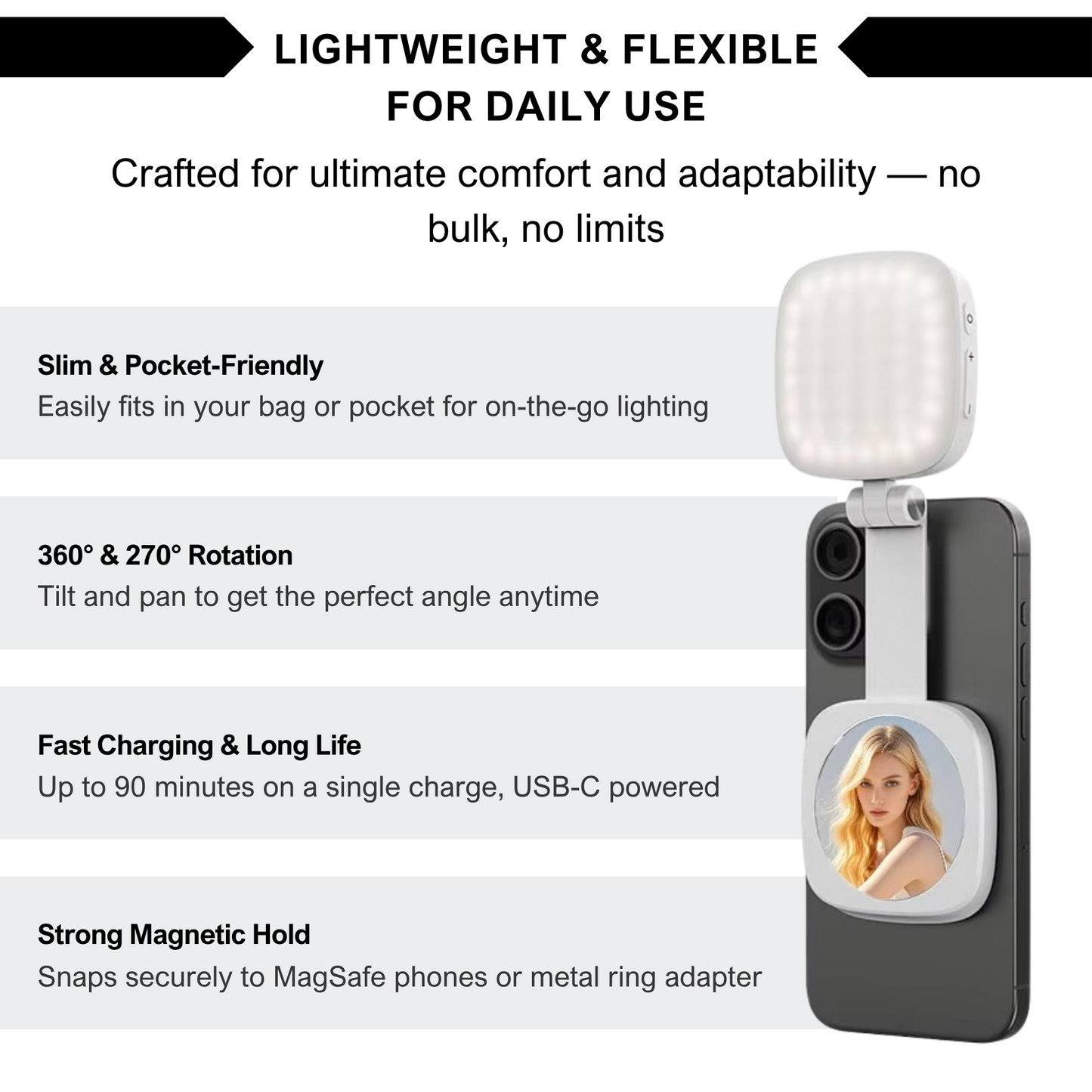 Lumoro™ LumiMirror Magnetic Pro