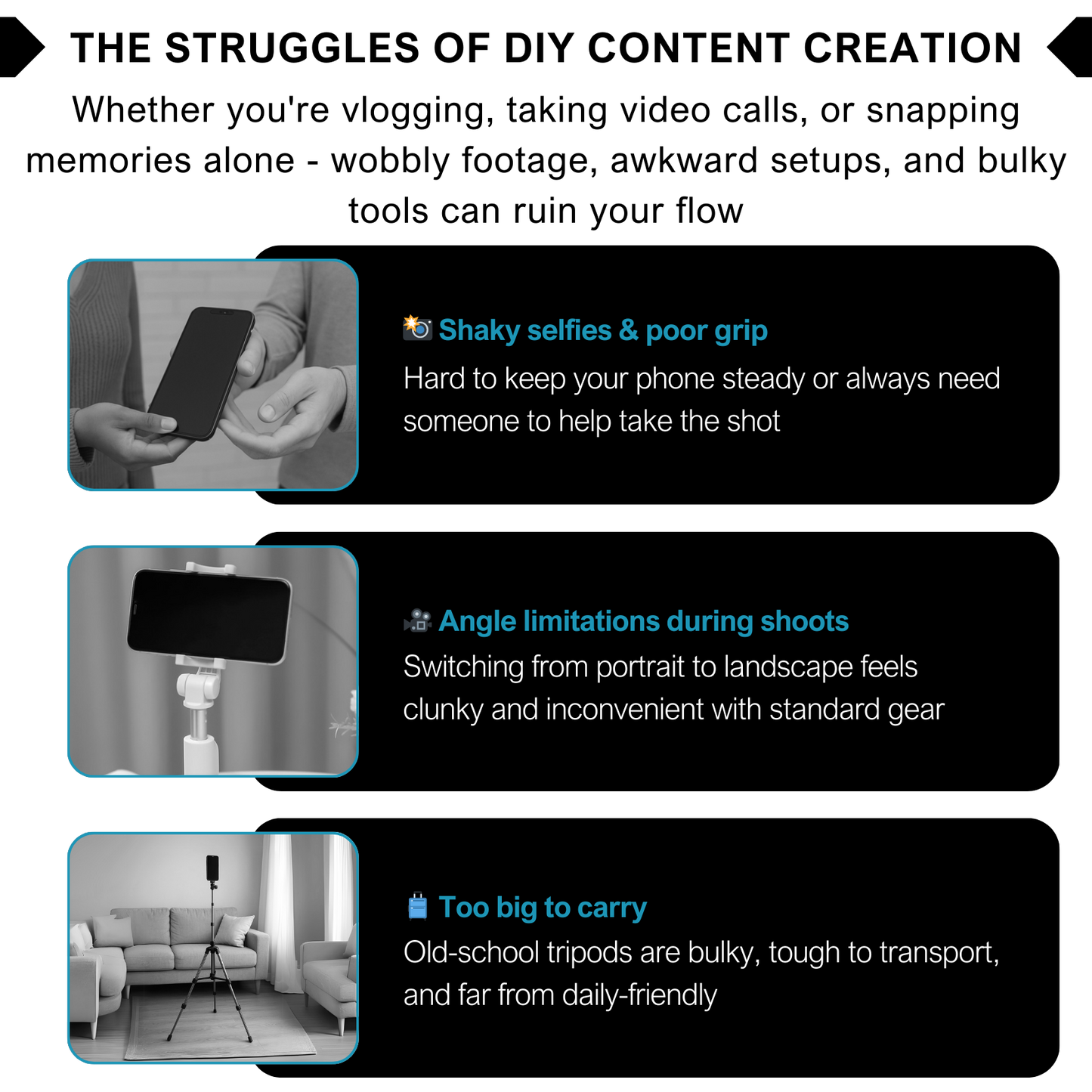 Lumoro™ FrameFlex Mini - For All Smartphones