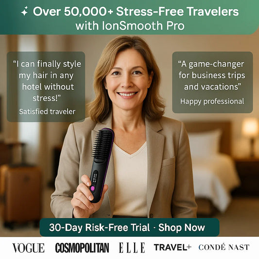 Glamvera™ IonSmooth Wireless Hair Styling Comb