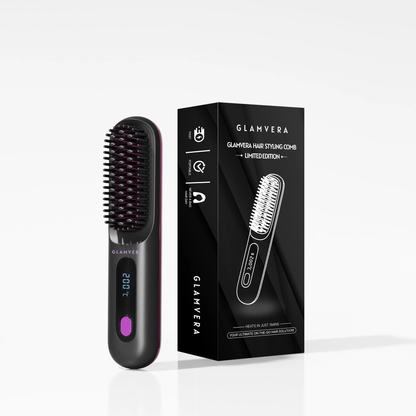 Glamvera™ IonSmooth Wireless Hair Styling Comb