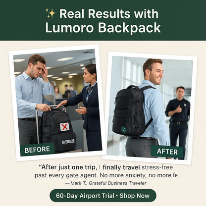Lumoro™ Vacuum Travel Backpack