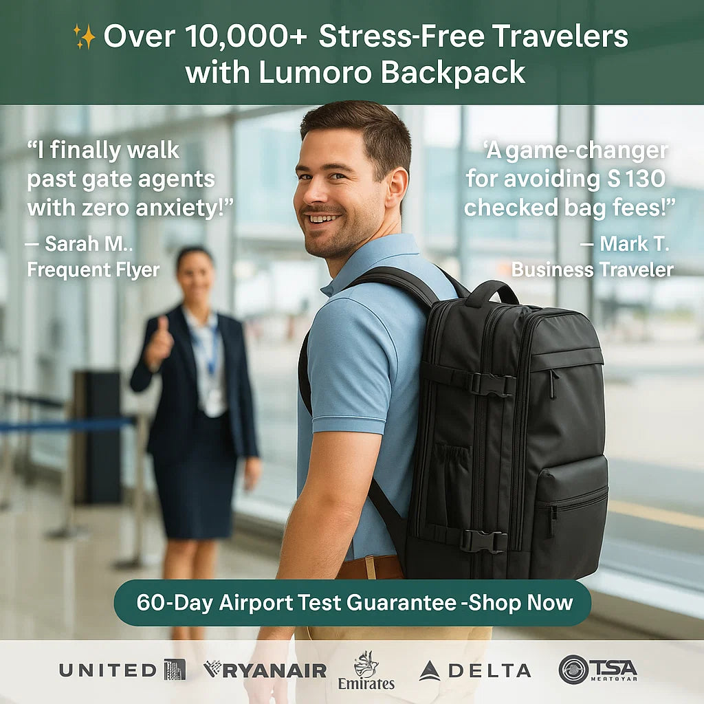 Lumoro™ Vacuum Travel Backpack