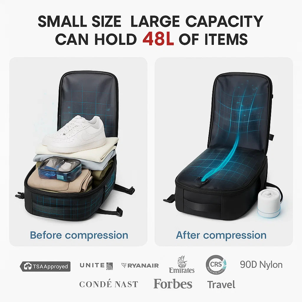 Lumoro™ Vacuum Travel Backpack